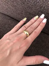 HUANZHI-anillo ancho brillante minimalista para mujer y hombre, anillos abiertos geométricos, joyería, Color dorado, plateado, 2020