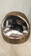 Cat Bed Nest Kennel Dog-Beds Cat-House Princess-Bed Dogs Washable Small Warm for Pet-Dog