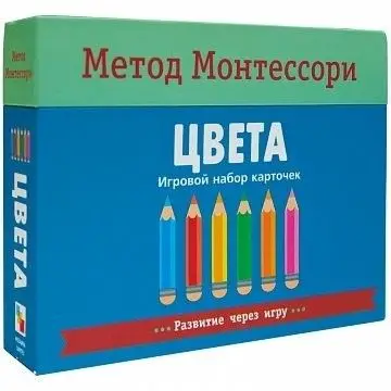 Метод Монтессори.Развитие через игру Цвета Игровой набор карточек | Игрушки и