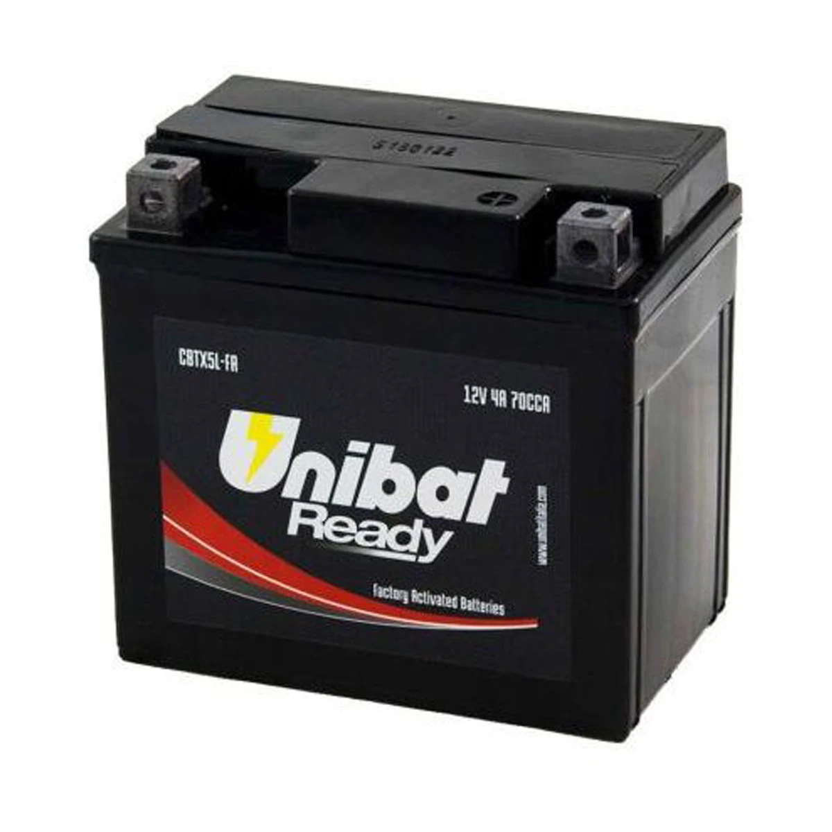Unibat Cbtx5L-Fa-Ready-To-Use Sigillato Moto Cbtx5L-Fa Batteria (Ytx5L-Fa Equivalente) Moto Rcycle