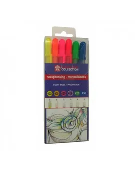 

SET 6 BOLIGRAFOS GEL GELLY MOONLIGHT SAKURA