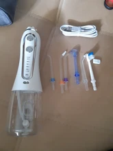 Irrigador Oral portátil, 5 modos, 300ml, chorro de agua Dental recargable por USB, limpiador de dientes