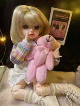 Muñeca BJD Shuga Fairy Rita 1/6, figuras de Anime de resina para niños, regalo sorpresa para niñas, conjunto completo de cumpleaños YOSD de 26cm