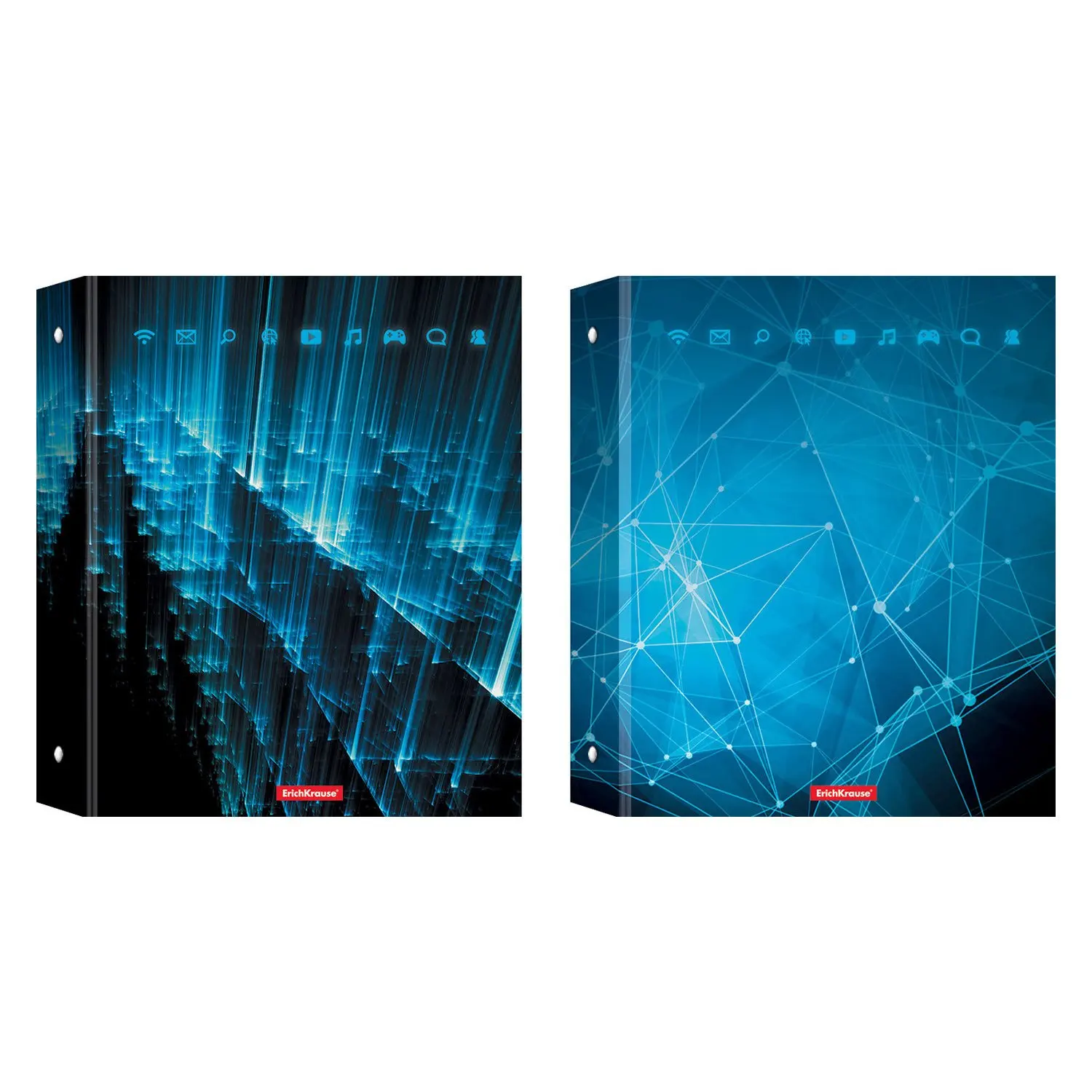 Тетрадь на кольцах Erich Krause Cyberspace 80л.