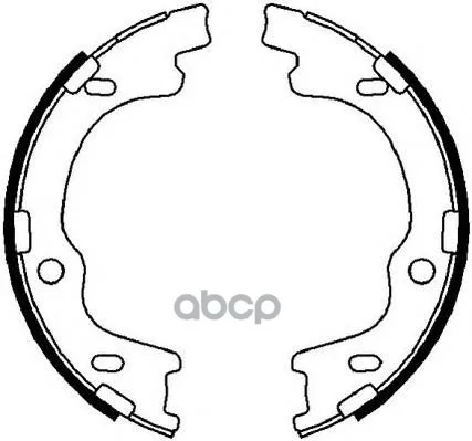 Fsb4022_[583501ha00]!Колодки Барабанные Ручника Kia Ceed, Hyundai I30 06 Ferodo Fsb4022 Ferodo арт. FSB4022