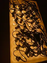 String-Lights Bulbs Patio-String Wedding-Decorative G40 Waterproof IP44 New-Year 25ft