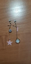 Pendientes de Clip con diseño de flor de estilo coreano para niñas, aretes sin Piercing, para fiesta, sin agujero