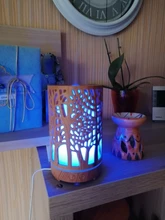 NMT 076 200ML Air Humidifier Essential Oil Aroma Diffuser Cold Mist Sprayer 7 Color LED