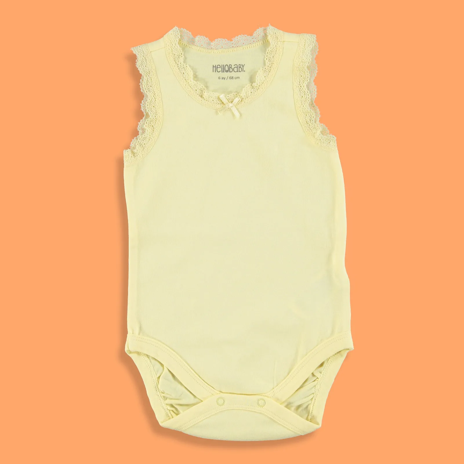 

ebebek HelloBaby Baby Girl Lacy Detailed Bodysuit