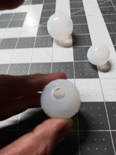 Conjunto de 3 uds. De moldes de fundición de silicona para joyería de esferas, moldes de resina epoxi UV de tamaño variado, herramientas para DIY