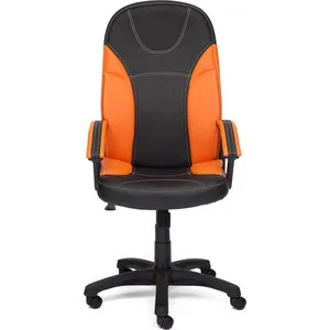 

Armchair tetchair twister leather/Deputy black and orange 36-6/14-43