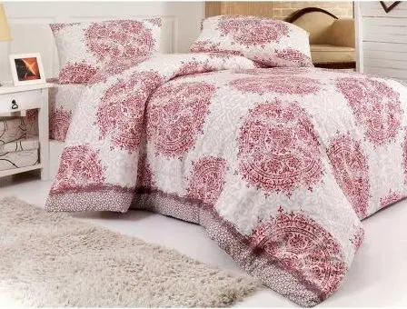 

Easy to Be Ironed Duvet cover set Double Personality Roman Fuchsia Ep-00437