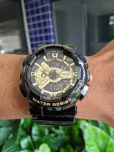 SKMEI-reloj Digital para hombre, resistente al agua, de pulsera Dual, LED, con alarma, cronógrafo, 1688