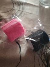 Vendaje elástico autoadhesivo desechable para mango con tubo de estiramiento, accesorios de tatuaje de Color aleatorio x1