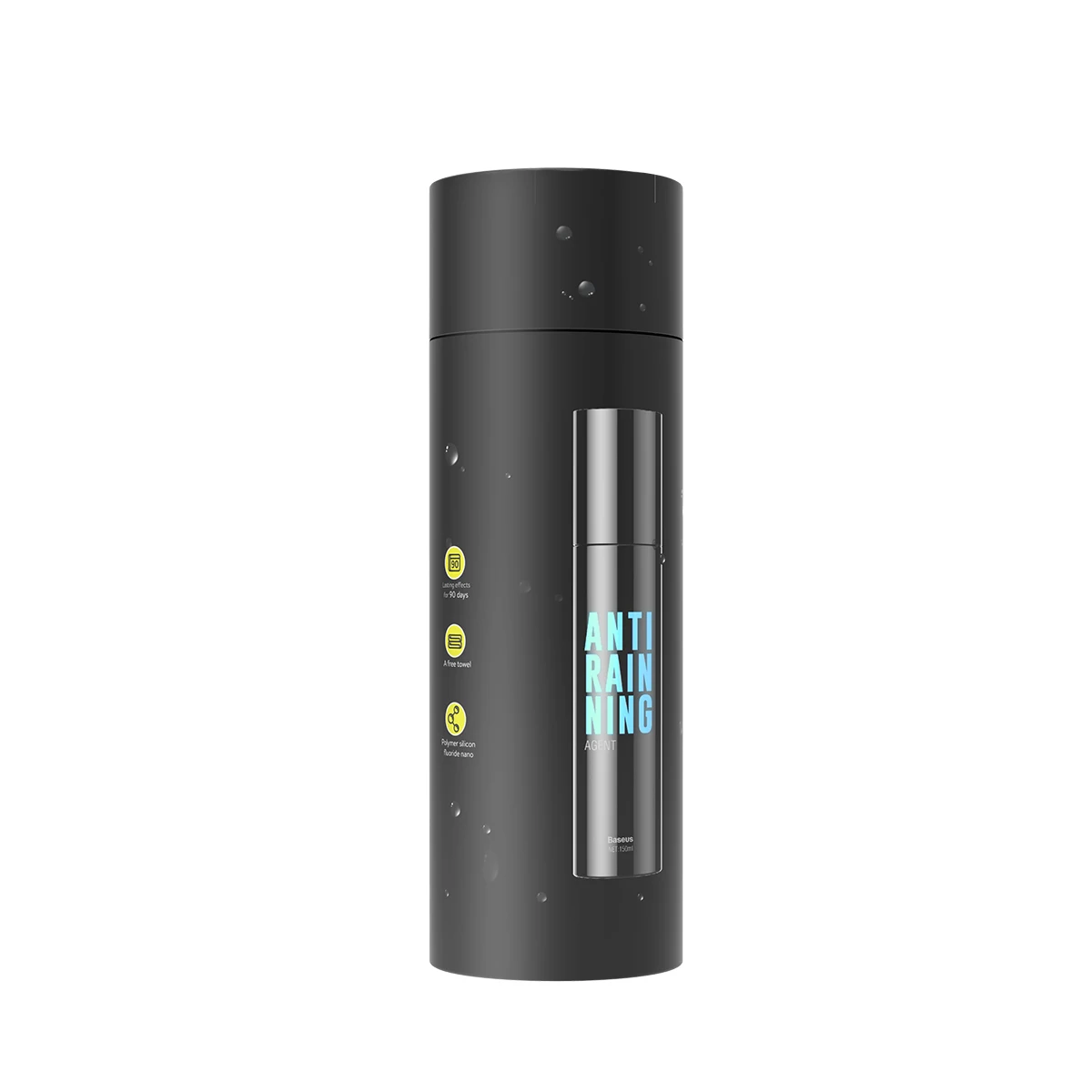 Спрей для защиты автомобильного стекла от дождя Baseus Rainproof Agent ACFYJ-01(Черный