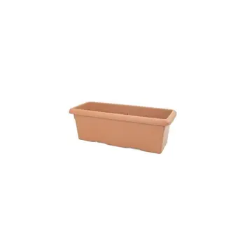 

PLASTIKEN Planter rectangular Ø 80X26 cm-Terracotta