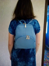 Nevenka-Mochila De cuero suave para mujer, bolsa de marca de estilo Preppy, informal, para adolescentes