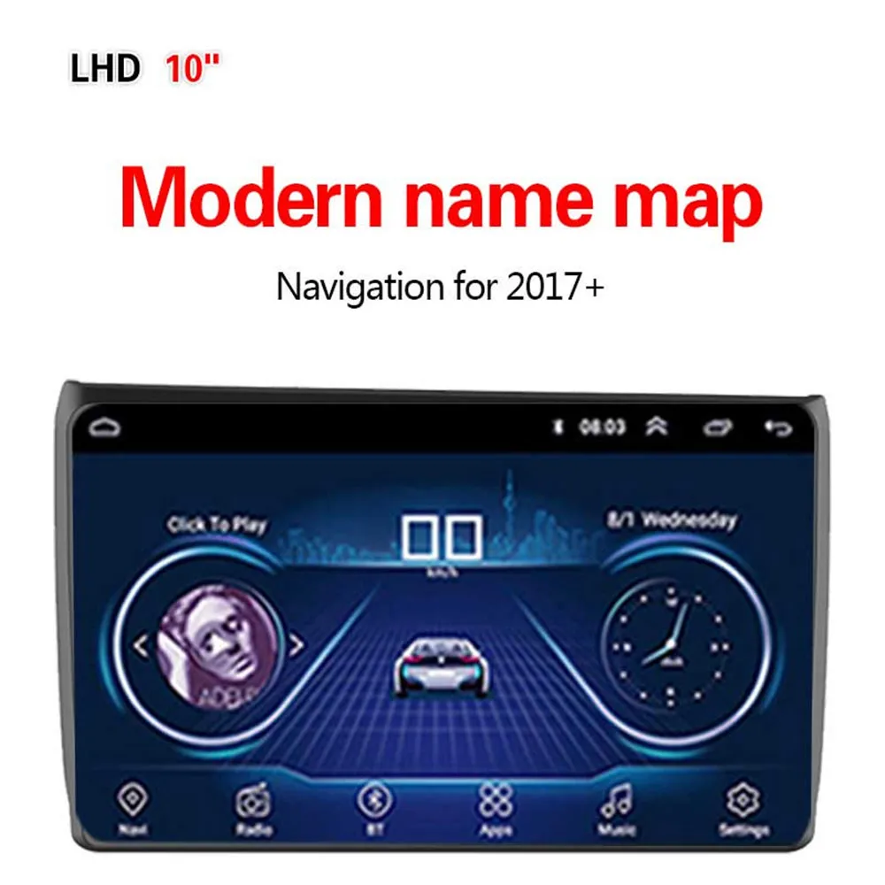 Lionet gps-навигация для автомобиля Современная Карта имени+ 10,1 дюймов LH2015Y - Display Size: WIFI 1G16G