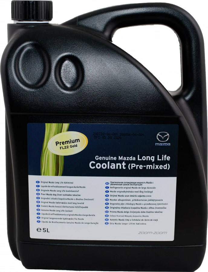 Antifreeze genuine Mazda long life coolant premium fl22, 5LAntifreeze