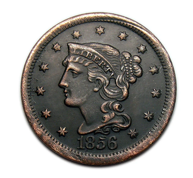 1 цент 1856 года США монета статуя Свободы медь копия арт. 17-4395 |