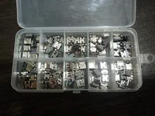 100 unids/lote de 10 modelos de conectores de base de carga Usb tipo C mezcla de 6 pines y 16 Pines de uso para teléfonos móviles y Kits de reparación de productos digitales