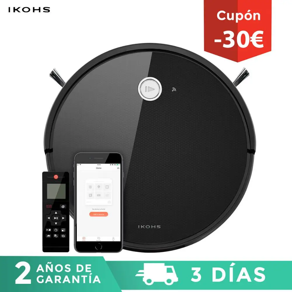 Robot vacuum cleaner Netbot S15 IKOHS Multifunction Scrubber sweeps vacuum cleaner Intelligent Wireless 1500 pA compatible ALEXA