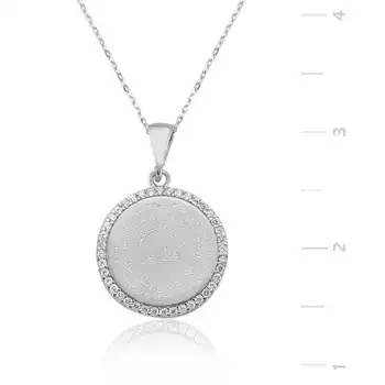 

KUTAYDAN 925 Sterling Silver Kıtmir Prayer Lady Necklace