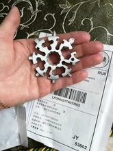 Copo de nieve multiherramienta 16-en-1 nieve Multi-herramienta destornillador bicicleta herramientas llavero bolsa etiqueta M4 M5 M6 llave hexagonal clave abrelatas de botella
