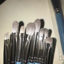 Foundation Eyeshadow Blush Synthetic-Hair-Brushes Iris-Series Beauty Mydestiny Set-Powder