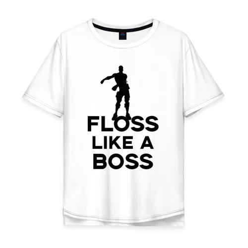 Мужская футболка хлопок Oversize Floss like a boss|Футболки| |