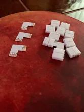 Tira de luces led rgb, GRN-FLASHING en forma de L, 10mm, 4 pines, conector RGB LED, para codo de conexión, ángulo recto, 10mm, 5050, 2835/3528