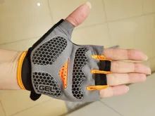 AOLIKES-guantes de ciclismo antideslizantes, para acampar, senderismo, gimnasio, Fitness, medio dedo