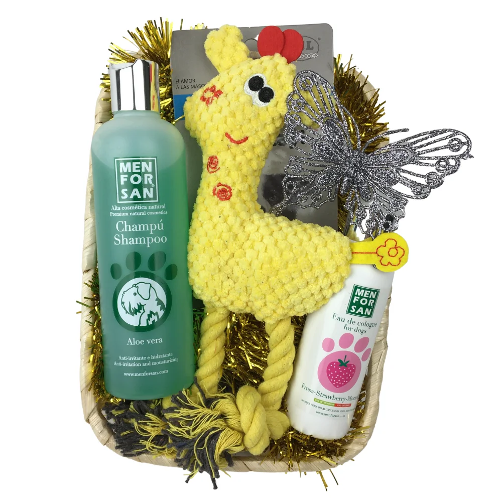 Christmas gift for dogs including shampoo Aloe Vera + Cologne Aroma