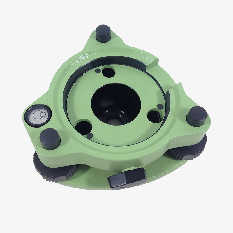 Зеленый три челюсти Tribrach переходник для Leica электронный автоматический тахеометр Tribrach