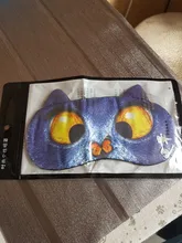Mascarilla para dormir con forma de perro y gato, protector para ojos, suave, Natural, para dormir, sombra para ojos