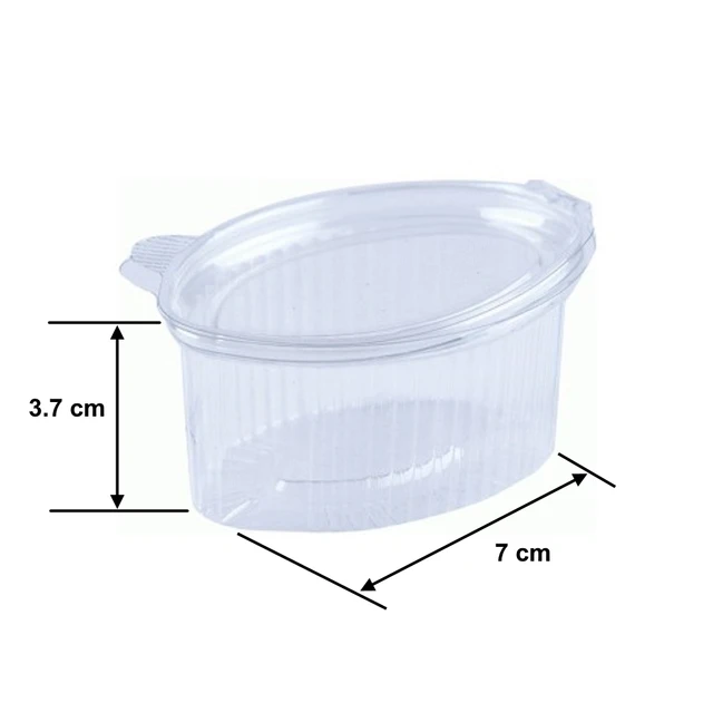 Transparent Plastic 20Ml Dip Sauce Container