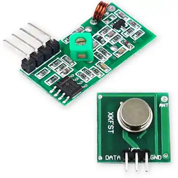 

Wireless Link Transmitter and Receiver Module RF 433MHz Radio frequency TX RX for Robotics Electronics Raspberry Pi DIY