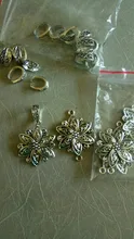 20 piezas 14x10mm estilo barroco colgante Pinch Bail broches collar ganchos Clips conector DIY accesorios de joyería accesorios 6 colores