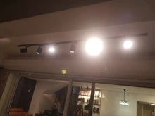 Track-Light Spotlight-Fixture Clothing Shop Store 220V Led COB Whole-Set for Home 12/20/30/40w-rail-spot