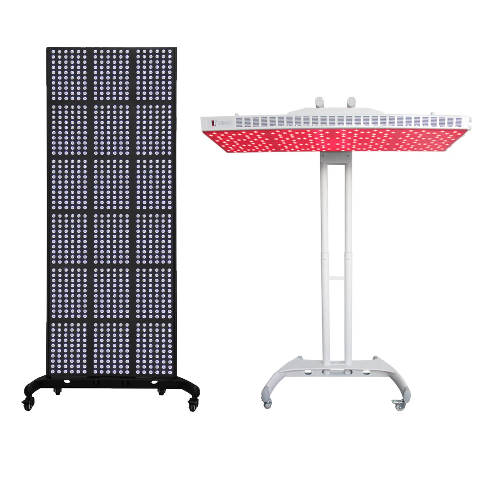 IDEAREDLIGHT Full Body Red Led Light Therapy Panel With Stand Beds 660nm Near Infrared 850nm Device For Anti Aging Muscle Repair