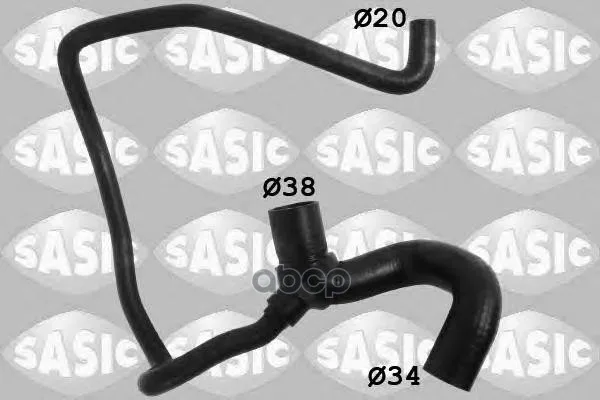 Патрубок Радиатора Opel Astra H 1.6i 05- Sasic 3406258 Sasic арт. 3406258