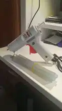Pistola de pegamento de fusión en caliente, palo adhesivo Industrial, pistolas de silicona eléctricas, herramientas de calor de reparación térmica