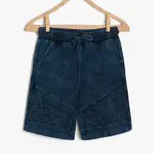 Детские синие шорты Coton для мальчиков