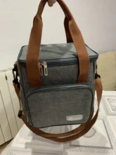Fiambrera para mujer y niño, bolsa térmica aislante para comida, bolsos para la comida para mujer y hombre