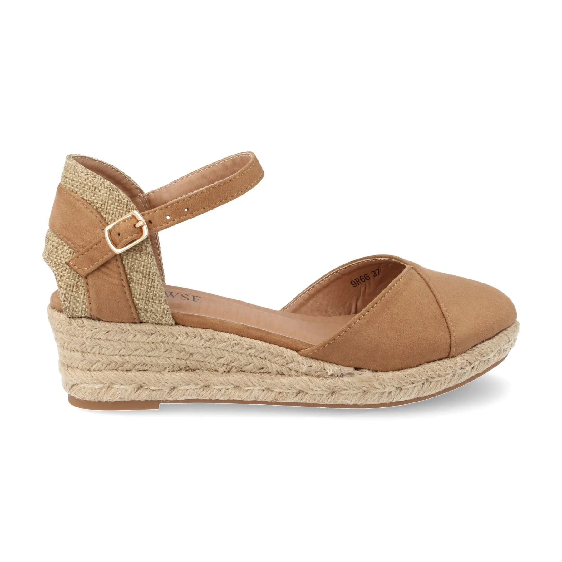Sandalia con cuña de yute, planta de gel y cierre de hebilla en el tobillo Primavera  Verano 2020|Sandalias de mujer| - AliExpress