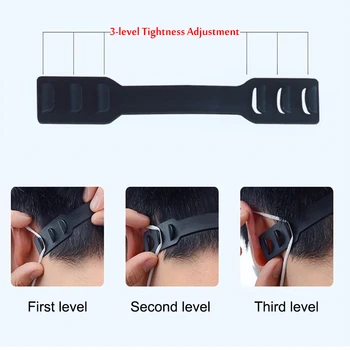 

StockEar Saver Free for Wearing a Mask Rope Connector Adjustment Buckles Ear Rope Extension Buckles Mask Hook Mask AccessorIies