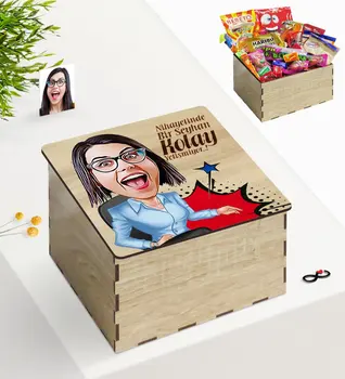 

Tailor-made In Wooden Box Lady Easy Grow Caricature Of Nostalgic Lezzetler Gift Seti-2