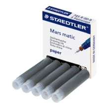 

Ink cartridges Staedtler Mars Matic. 0.9 ml 5 pcs/pack.