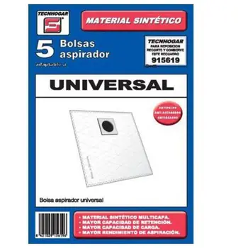

Universal Replacement Bag for Vacuum Cleaner Tecnhogar 915619 (5 uds)