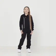 Комбинезон из футера "Черный"